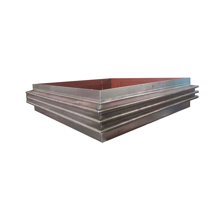 Rectangular metal expansion joint